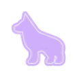 germanshepherd.stl Высечки для печенья - Домашние животные