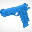 023.jpg Modified Remington R1 pistol from the game Tomb Raider 2013 3d print model