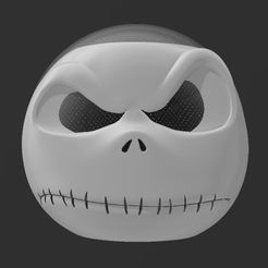 ALEXA_ECHO_DOT_5_SKELLINGTON_V4.jpg SUPORTE ALEXA ECHO DOT 4A E 5A GERAÇÃO JACK SKELLINGTON VERSÃO 4