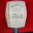 0 7 rit Sar iit a ¢ a w ~ ace =r) i ith fsa ~ a) Jack Daniels barrel-shaped lithophanie lampshade
