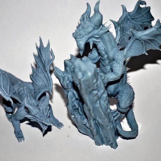 🐉 Dragon - Red Dragon・Free STL File for ・Cults