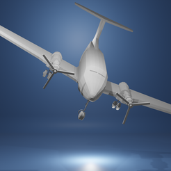 avioncheabj.png Light aircraft 3D model