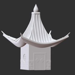 GohanHouse.jpg STL-Datei Großvater Gohan zu Hause - Dragon Ball・3D-Druck-Idee zum Herunterladen