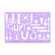 Chemistry Lab Equipment #4 - Print3DOtumba.STL Chemical Laboratory Equipment (Complete Bundle) - Drawing Stencil/Template
