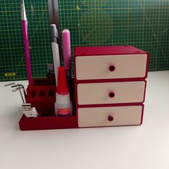 WhatsApp-Image-2023-03-30-at-16.21.38.jpeg Free STL file desk organizer with drawers and magnets・3D print design to download