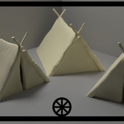 tent_1.jpg Fantasy tent 3D print model