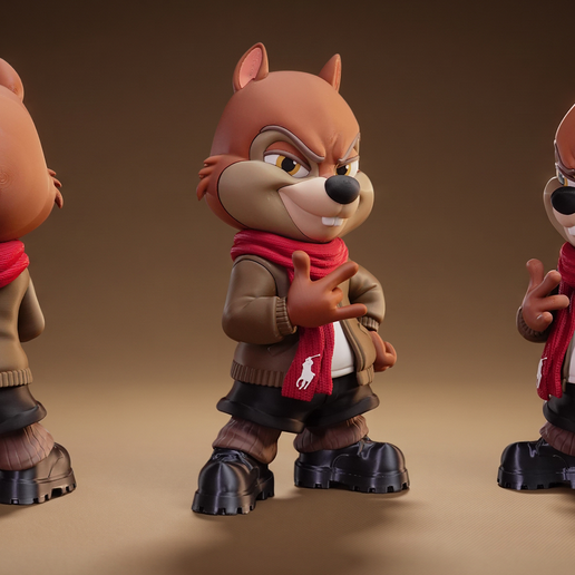 🐿️ Chip (Chipmunk) Urban Vibes Edition – Street Style Masterpiece | No ...