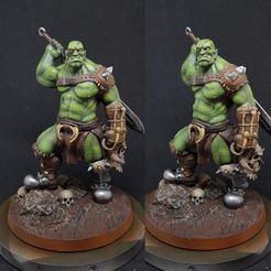 IMG_20190602_114801.jpg STL file Savage Orc Warrior・3D printer design to download