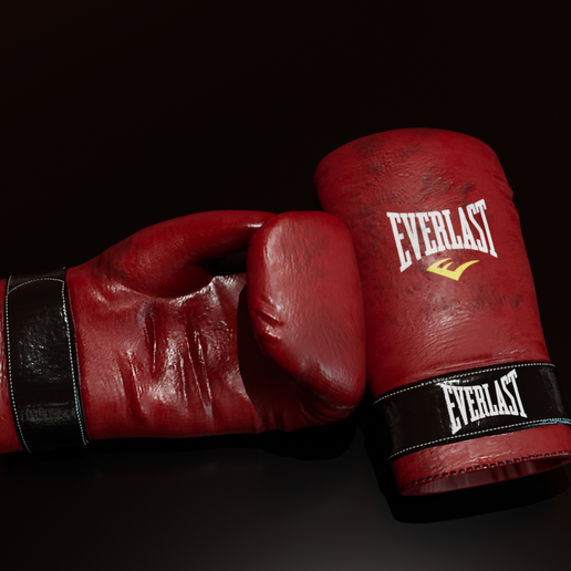 Everlast boxing glove. 3D model