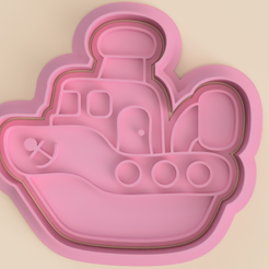 Barco.png Ship cookie cutter (Ship cookie cutter)