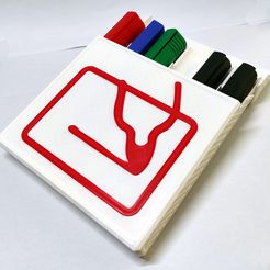 IMG_20210617_161317.jpg STL file Whiteboard Marker Case - Sharpie Pen Box・3D printing template to download, Empiric3d