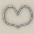 heart5.jpg #valentine Bundle of 10 Heart designs Cookie Cutters