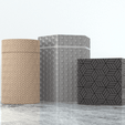 Rendu5.png Fichier STL gratuit Square textured box・Plan à télécharger et à imprimer en 3D