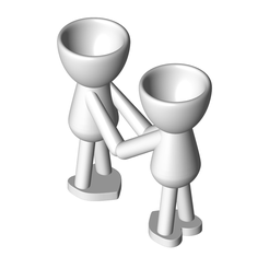 Enamorados_N5_Blanco_1.png Free STL file N° 5 VASE FLOWERPOT ROBERT IN LOVE・3D printable model to download