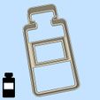 10-1.jpg Science and technology cookie cutters - #10 - medicine bottle / vial (style 1)