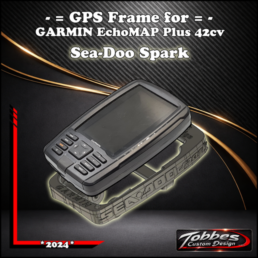 🖼️ Frame for Garmin EchoMAP Plus 42cv Sea-Doo SPARK・ STL File
