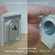 Washing-Machine-Miniature-2.jpg MINIATURE FrontLoad Washing Machine  | Laundry Room Miniature Furniture Collection