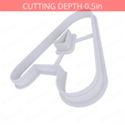 Letter_A~4.75in-cookiecutter-only2.png Letter A Cookie Cutter 4.75in / 12.1cm