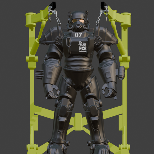 NCR salvaged power armor