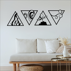 4-elementos.png 4 elementos decoración de pared
