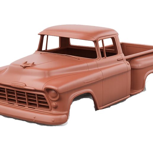 1956 Chevrolet 3100 4X4 , hollow body, no interior, stock bed location, rc trucks, crawlers, scale model