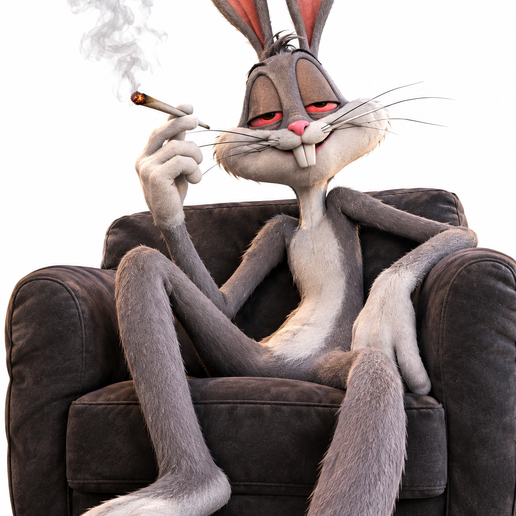 Chill Bunny – Original Stoner Rabbit 3D Printable Model