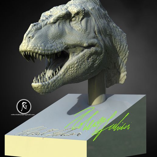 Tarbosaurus Bust