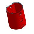 wallCupV2.jpg Full wall cup, tool holder cup, wall mountable