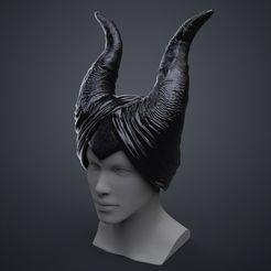 Malecifent-3Demon.jpg 3D-Datei Malefiz-Hörner・3D-druckbare Vorlage zum herunterladen