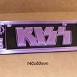 kiss-concierto-entradas-musica-rock-3.jpg Kiss, U2, The Who, Mini Matricula, logo, poster, sign, signboard, europe, music group, music group
