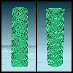 roller-pin.png STL-Datei Blatt Roller Textur Stift für Polymer Clay herunterladen • Objekt für den 3D-Druck, Handmadeverse