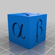 ae6a91423b92742a9e9a288ac491122f.png Cube de calibrage AlfaBetaGamma 20mm