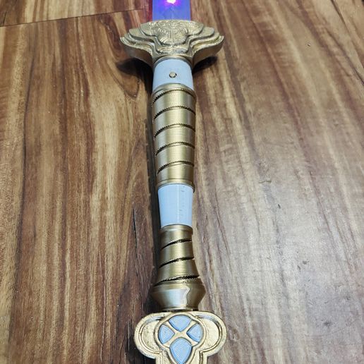 🗡️ Rumi Inspired Spiral LED Sword – K-Pop Demon Hunters・ STL
