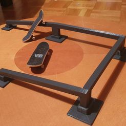 20201204_214803.jpg Free STL file Finger Skateboard modular rails・3D printing design to download, rvi