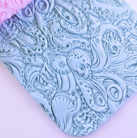 Octopus Tentacle Texture Roller for Clay