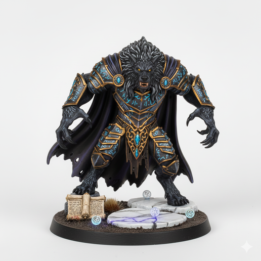 diplomatic-werewolf.png Diplomatic Werewolf - Anthropomorphic STL Figure