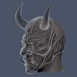 14.JPG Devil Mask-Hannya Mask-Samurai Mask-Satan mask for cosplay 3D print model