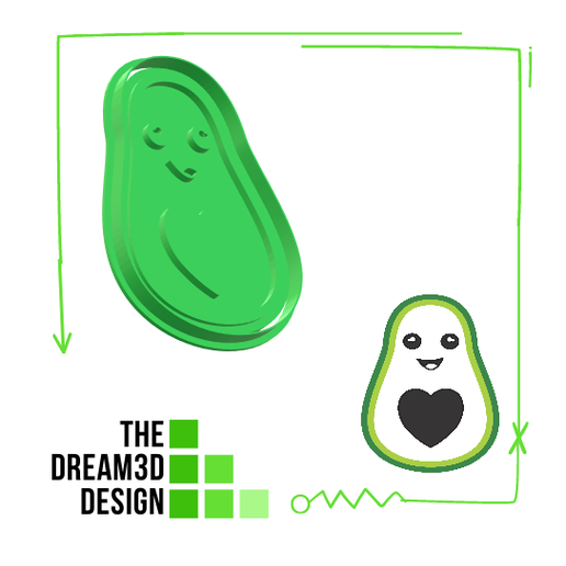 Avocado Cookie Cutter