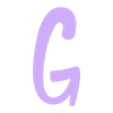Maj-G.stl Alice font alphabet