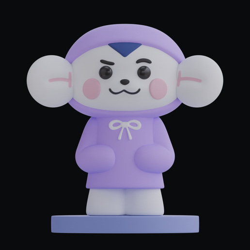 ITZYキャラクター　TUK ITZY (WDZY) Ryujin's Character TUK