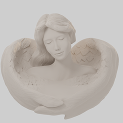 SZDC7.png GIRL WITH WINGS - ANGEL GIRL - MARBLE SCULPTURE- MUSEUM SCULPTURE