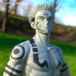 sukuna8.jpg STL-Datei SUKUNA - 3D DRUCKBARE FIGUR・3D-Drucker-Vorlage zum herunterladen