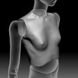 RGBA10.jpg BJD chest torso part ball jointed doll female stl Juliette