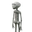 et_0001.png Ancient Alien Mummy creature from NAZCA Peru / Mexico - Ready for 3D Printing 3D print model