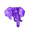 EelephantHead.stl Elephant  Head