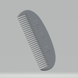 3.png Flower Comb 3D print model