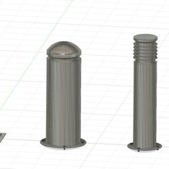 bolards_.jpg Fichier STL Bornes・Design imprimable en 3D à télécharger