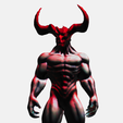 DEVIL.png Infernal Imp 3D-Printable Little Nicky Red Devil Figure