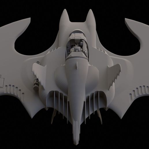 🛩️ Batwing 1989 Printable・ 3D File for 3D printing・Cults