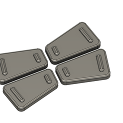 fomi-clips.png Free STL file Mounting/Drilling template Fomi clip and flush mount・3D print design to download